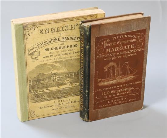 MARGATE, RAMSGATE, BROADSTAIRS: Bonner, G.W. - The Picturesque Pocket Companion to Margate, Ramsgate and Broadstairs, 12mo, original cl